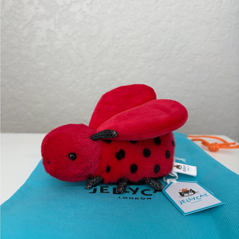 Jellycat Loulou love bug Ladybug Plush